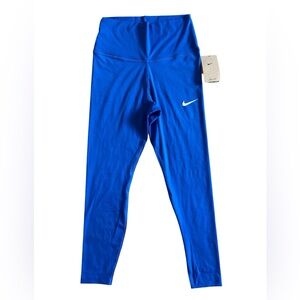 Nike full length leggings royal blue size medium NWT
